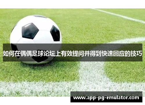 如何在偶偶足球论坛上有效提问并得到快速回应的技巧