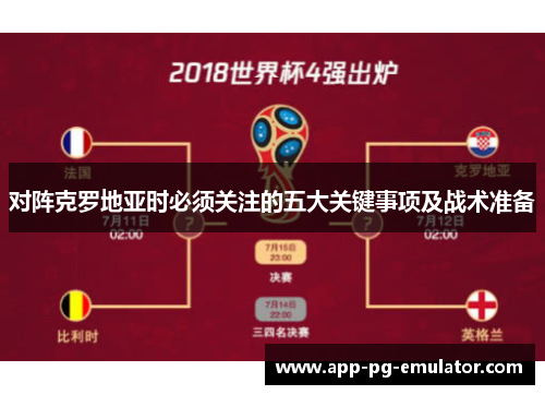 对阵克罗地亚时必须关注的五大关键事项及战术准备